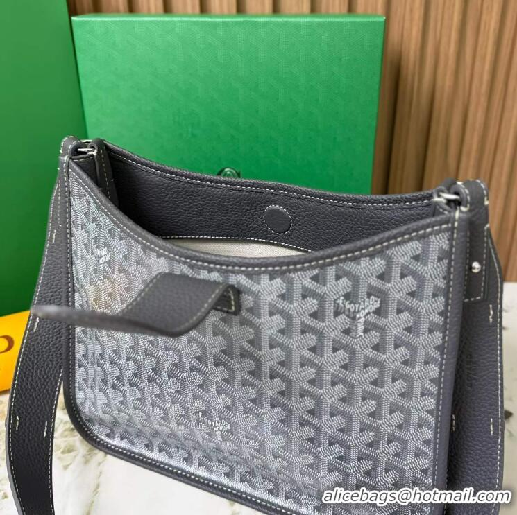 Most Popular Goyard Musette Messenger Bag PM 8930 Dark Grey