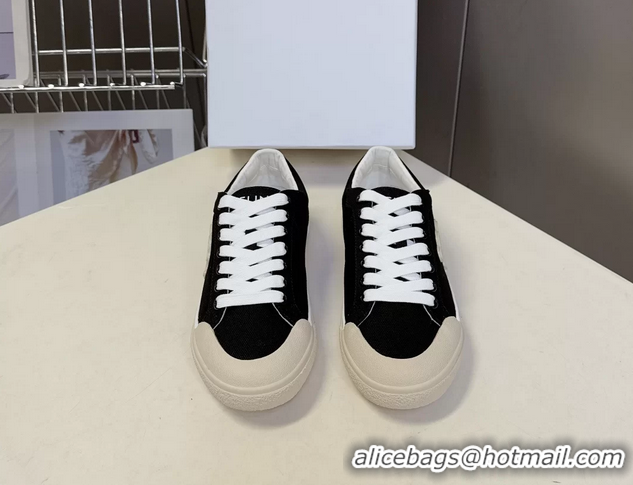 Buy Duplicate Celine Alan Triomphe Canvas Sneakers 6051108 Black
