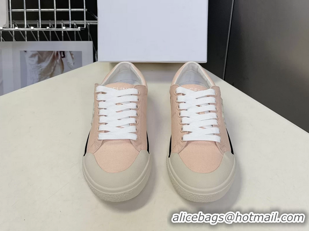 Stylish Celine Alan Triomphe Canvas Sneakers 6051108 Pink