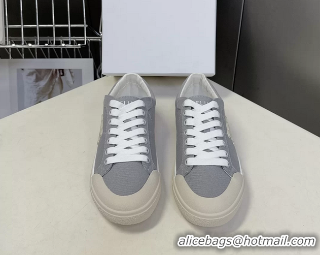 Top Quality Celine Alan Triomphe Canvas Sneakers 6051108 Gray