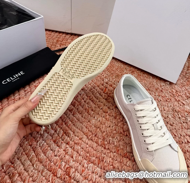 Reasonable Price Celine Alan Triomphe Canvas Sneakers 6051108 Light Gray