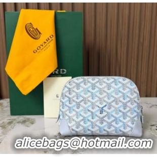 Buy Discount Goyard Vendome Cosmetic Bag G0819 Multicolored Polar Blue