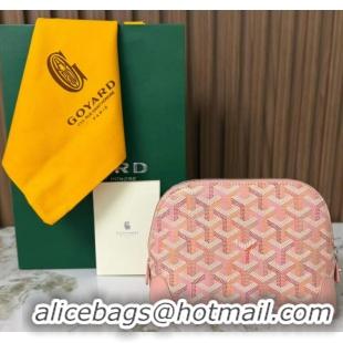 Inexpensive Goyard Vendome Cosmetic Bag G0819 Multicolored Powder Pink