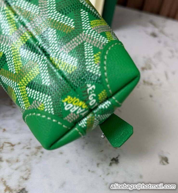 Reasonable Price Goyard Vendome Cosmetic Bag G0819 Multicolored Meadow Green