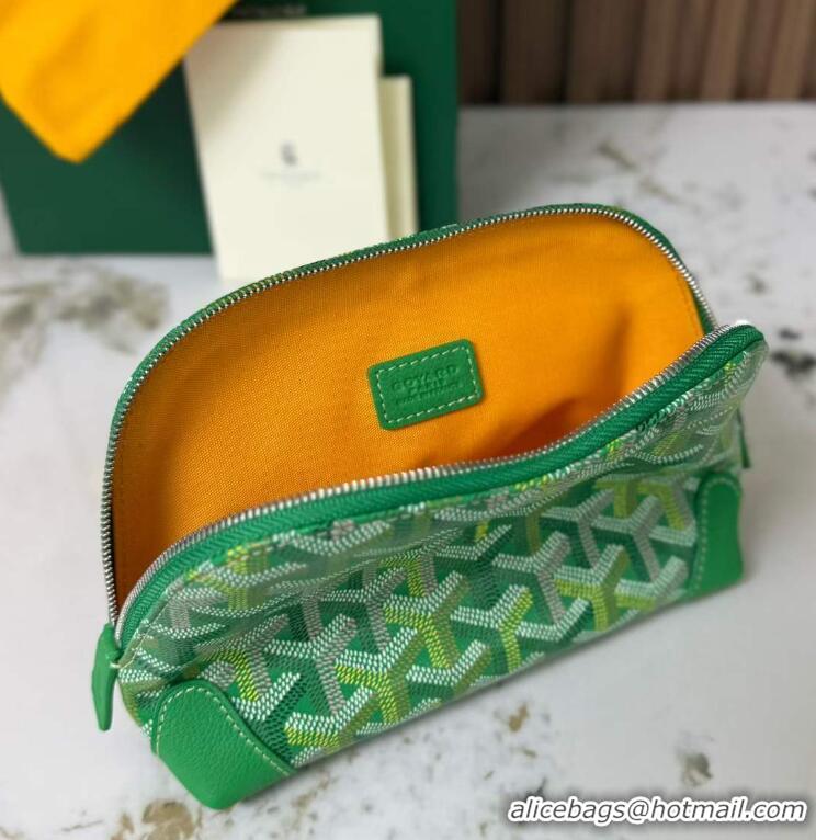 Reasonable Price Goyard Vendome Cosmetic Bag G0819 Multicolored Meadow Green