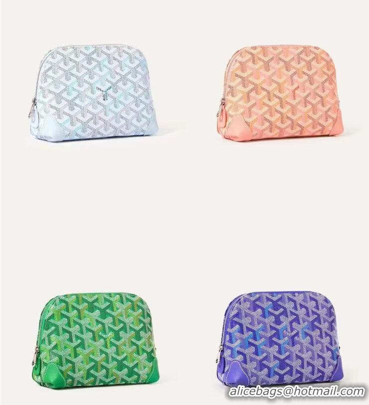 Reasonable Price Goyard Vendome Cosmetic Bag G0819 Multicolored Meadow Green