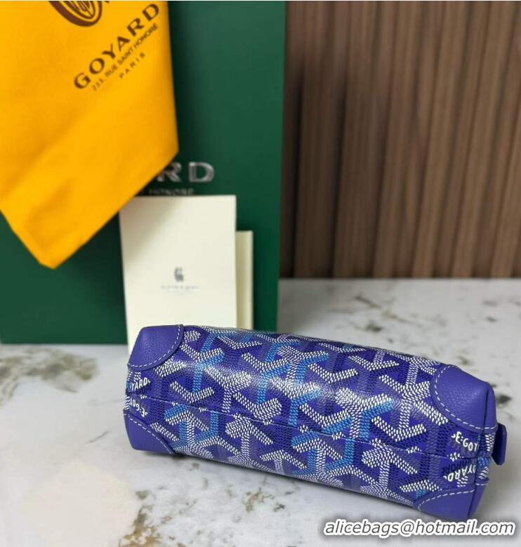 Buy Fashionable Goyard Vendome Cosmetic Bag G0819 Multicolored Blueberry Purple