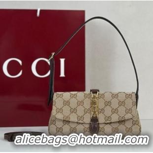 Grade Design Gucci Jackie Small Shoulder Bag GG Canvas 867156 Dark Brown 2026