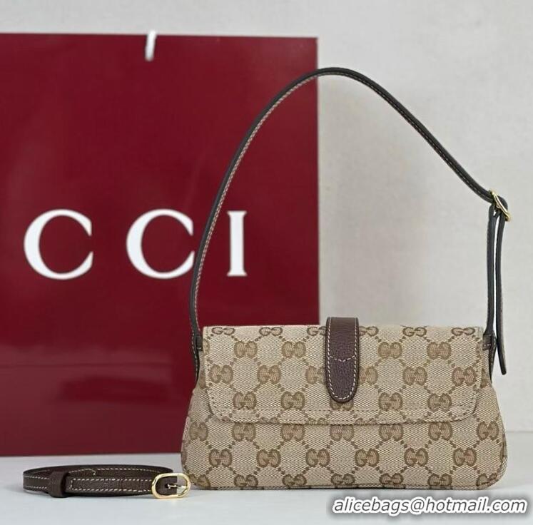 Grade Design Gucci Jackie Small Shoulder Bag GG Canvas 867156 Dark Brown 2026