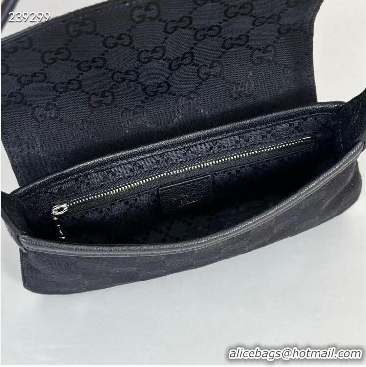 Buy Discount Gucci Jackie Small Shoulder Bag GG Canvas 867156 Black 2026