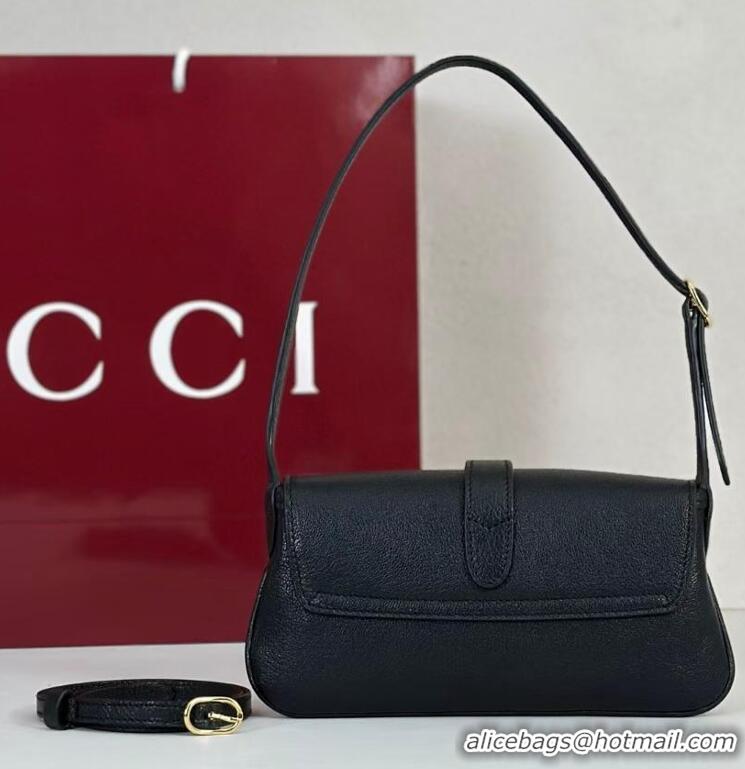 Inexpensive Gucci Jackie Small Shoulder Bag Soft Leather 867156 Black 2026