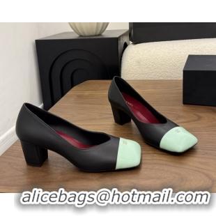 Classic Specials Chanel CC Black Calfskin Leather Pumps 65MM 6051908