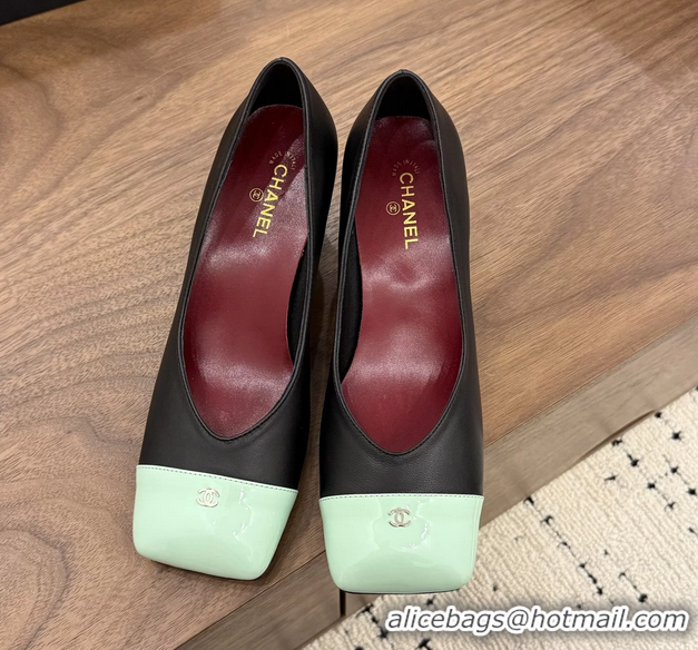 Classic Specials Chanel CC Black Calfskin Leather Pumps 65MM 6051908