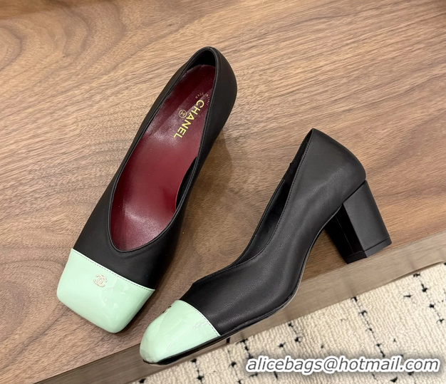 Classic Specials Chanel CC Black Calfskin Leather Pumps 65MM 6051908