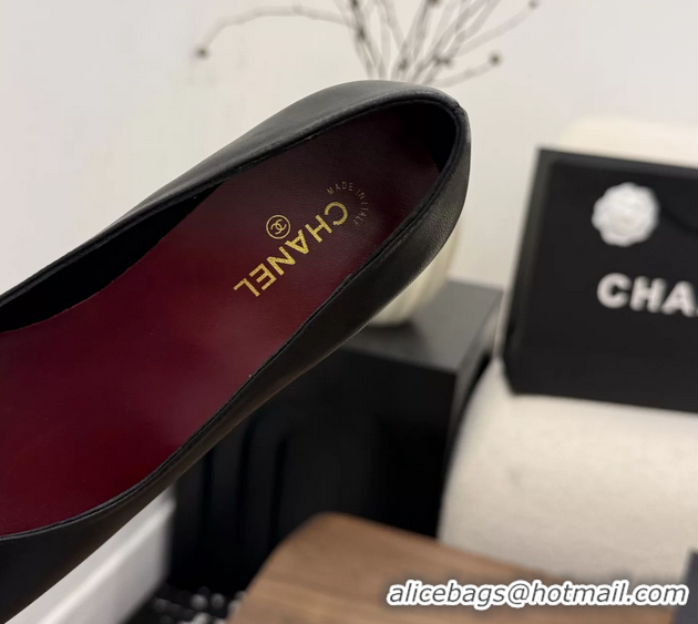 Classic Specials Chanel CC Black Calfskin Leather Pumps 65MM 6051908