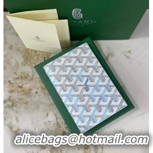 Inexpensive Goyard Grenelle Passport Cover GY6103 Multicolored Polar Blue 2026