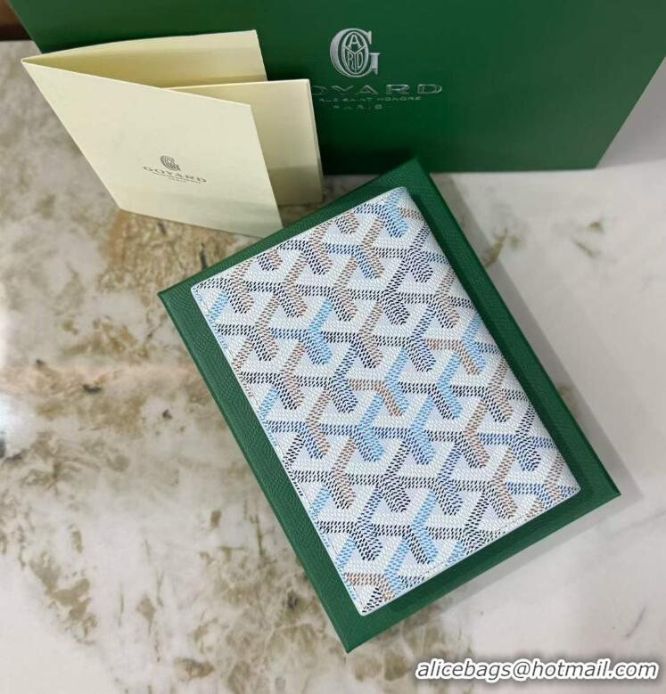 Inexpensive Goyard Grenelle Passport Cover GY6103 Multicolored Polar Blue 2026
