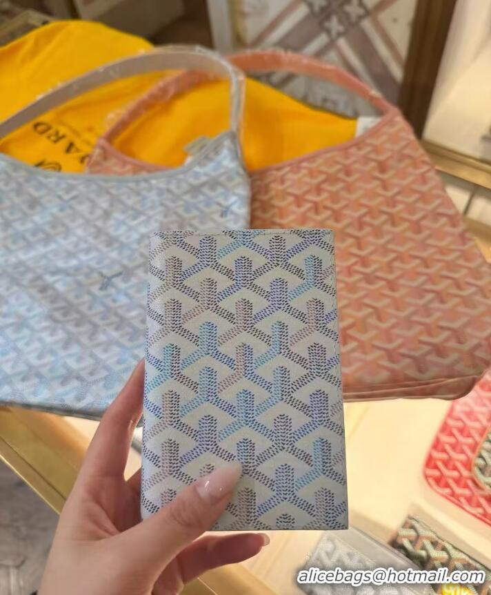 Inexpensive Goyard Grenelle Passport Cover GY6103 Multicolored Polar Blue 2026