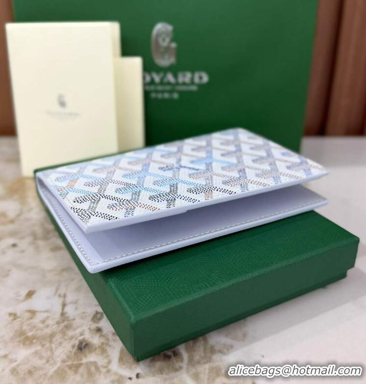 Inexpensive Goyard Grenelle Passport Cover GY6103 Multicolored Polar Blue 2026