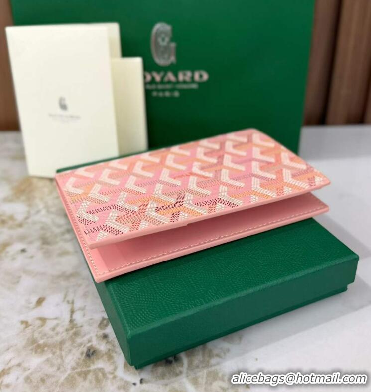 Promotional Goyard Grenelle Passport Cover GY6103 Multicolored Powder Pink 2026