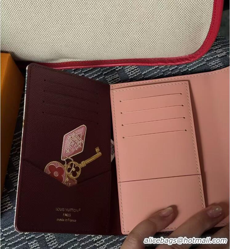 Promotional Goyard Grenelle Passport Cover GY6103 Multicolored Powder Pink 2026