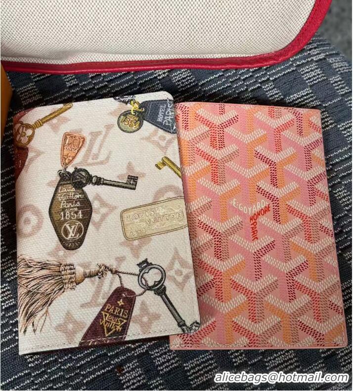 Promotional Goyard Grenelle Passport Cover GY6103 Multicolored Powder Pink 2026