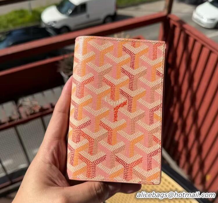 Promotional Goyard Grenelle Passport Cover GY6103 Multicolored Powder Pink 2026