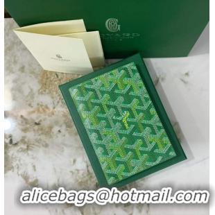 Top Design Goyard Grenelle Passport Cover GY6103 Multicolored Meadow Green 2026