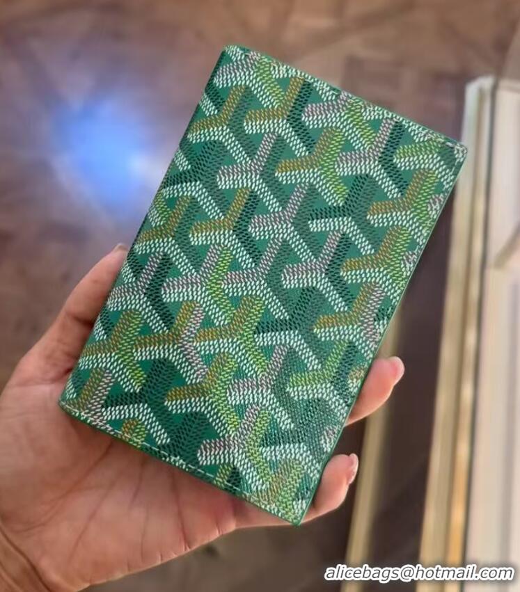 Top Design Goyard Grenelle Passport Cover GY6103 Multicolored Meadow Green 2026