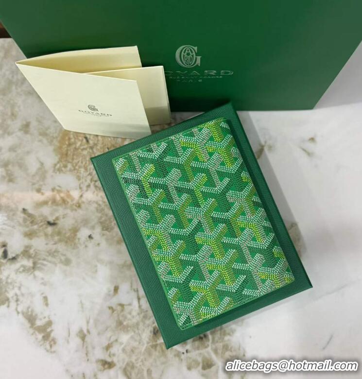 Top Design Goyard Grenelle Passport Cover GY6103 Multicolored Meadow Green 2026