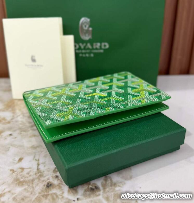 Top Design Goyard Grenelle Passport Cover GY6103 Multicolored Meadow Green 2026