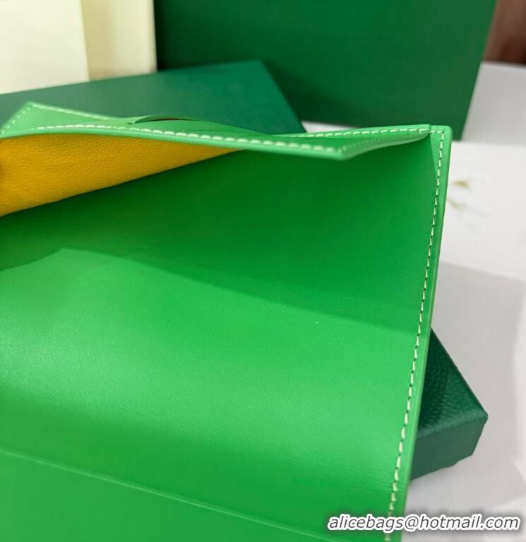 Top Design Goyard Grenelle Passport Cover GY6103 Multicolored Meadow Green 2026