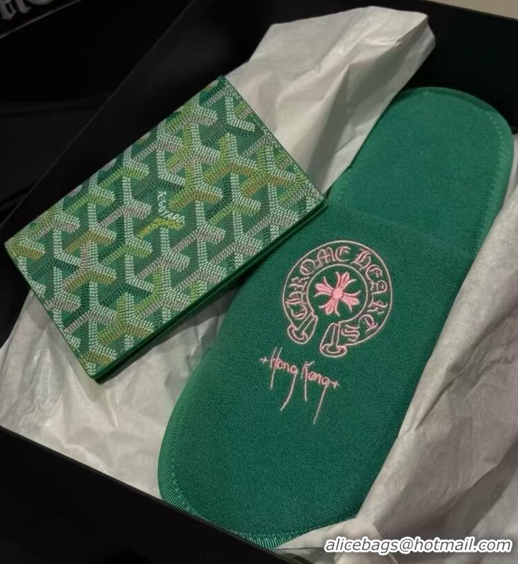 Top Design Goyard Grenelle Passport Cover GY6103 Multicolored Meadow Green 2026