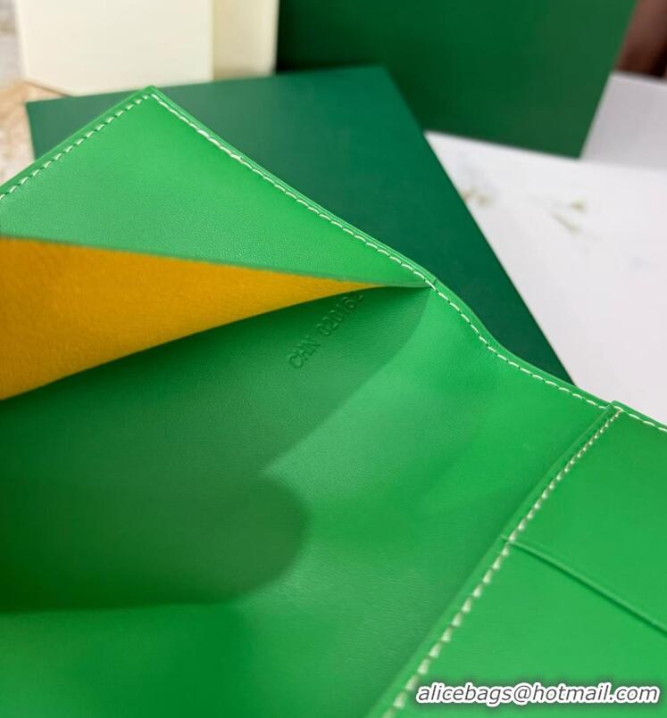 Top Design Goyard Grenelle Passport Cover GY6103 Multicolored Meadow Green 2026