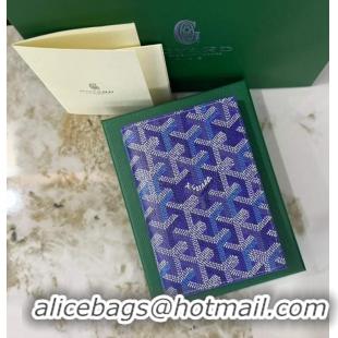 Well Crafted Goyard Grenelle Passport Cover GY6103 Multicolored Blueberry Purple 2026
