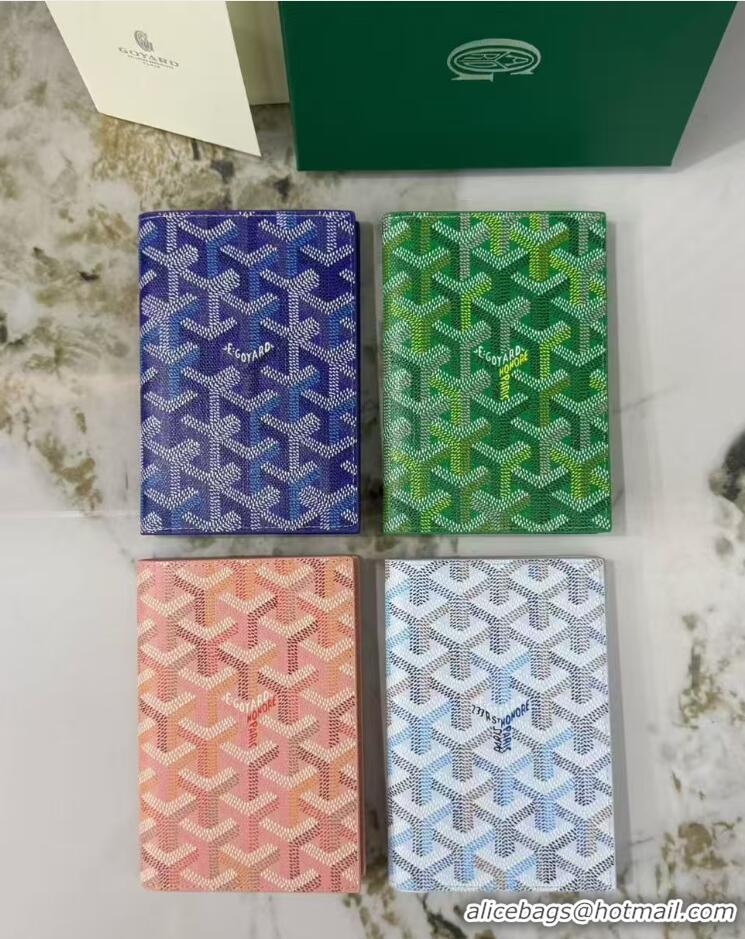 Well Crafted Goyard Grenelle Passport Cover GY6103 Multicolored Blueberry Purple 2026