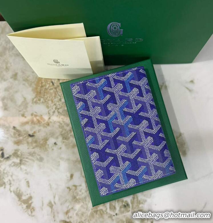 Well Crafted Goyard Grenelle Passport Cover GY6103 Multicolored Blueberry Purple 2026