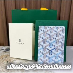 Famous Brand Goyard Saint-Pierre Card Wallet G3302 Multicolored Polar Blue