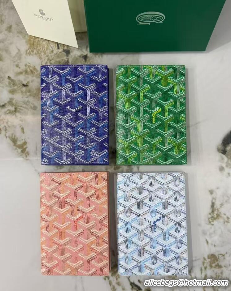 Famous Brand Goyard Saint-Pierre Card Wallet G3302 Multicolored Polar Blue