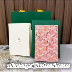 Super Quality Goyard Saint-Pierre Card Wallet G3302 Multicolored Powder Pink
