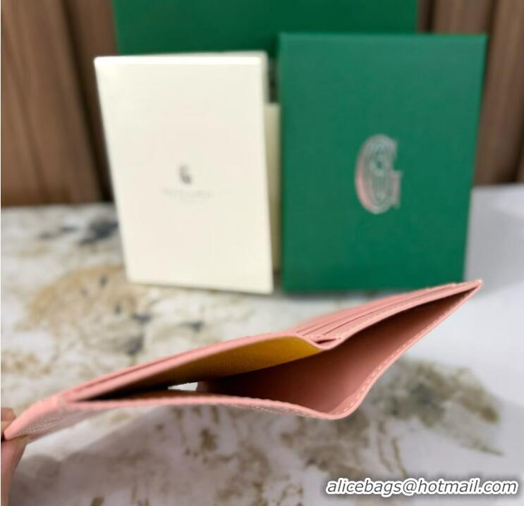 Super Quality Goyard Saint-Pierre Card Wallet G3302 Multicolored Powder Pink