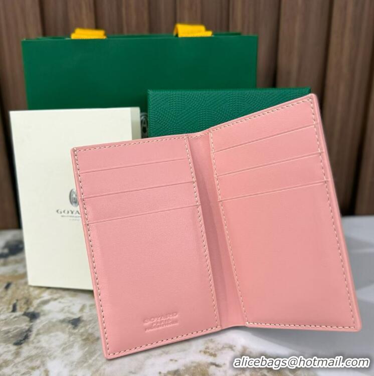 Super Quality Goyard Saint-Pierre Card Wallet G3302 Multicolored Powder Pink