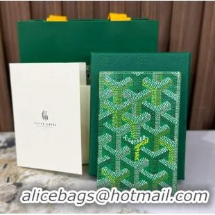 Luxury Cheap Goyard Saint-Pierre Card Wallet G3302 Multicolored Meadow Green