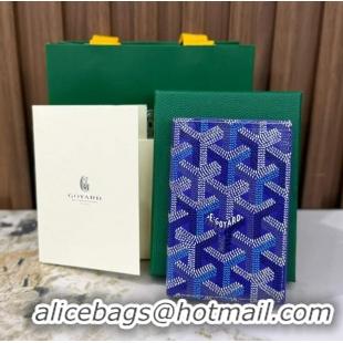 Well Crafted Goyard Saint-Pierre Card Wallet G3302 Multicolored Blueberry Purple