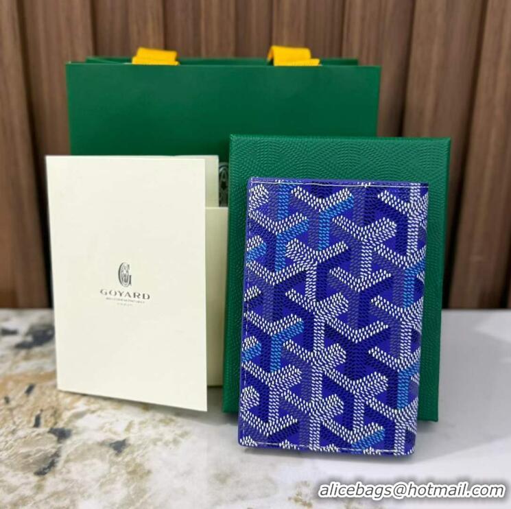Well Crafted Goyard Saint-Pierre Card Wallet G3302 Multicolored Blueberry Purple