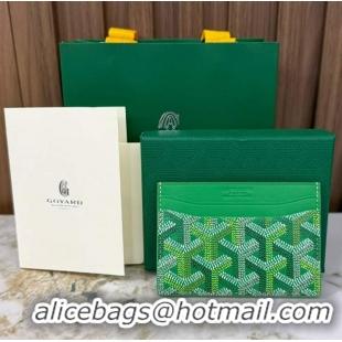 Discount Goyard Saint-Sulpice Card Case Wallet GY6030 Multicolored Meadow Green