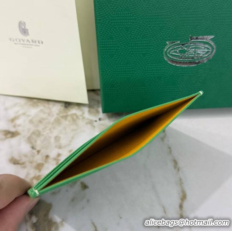 Discount Goyard Saint-Sulpice Card Case Wallet GY6030 Multicolored Meadow Green