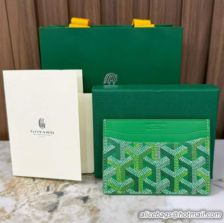 Discount Goyard Saint-Sulpice Card Case Wallet GY6030 Multicolored Meadow Green