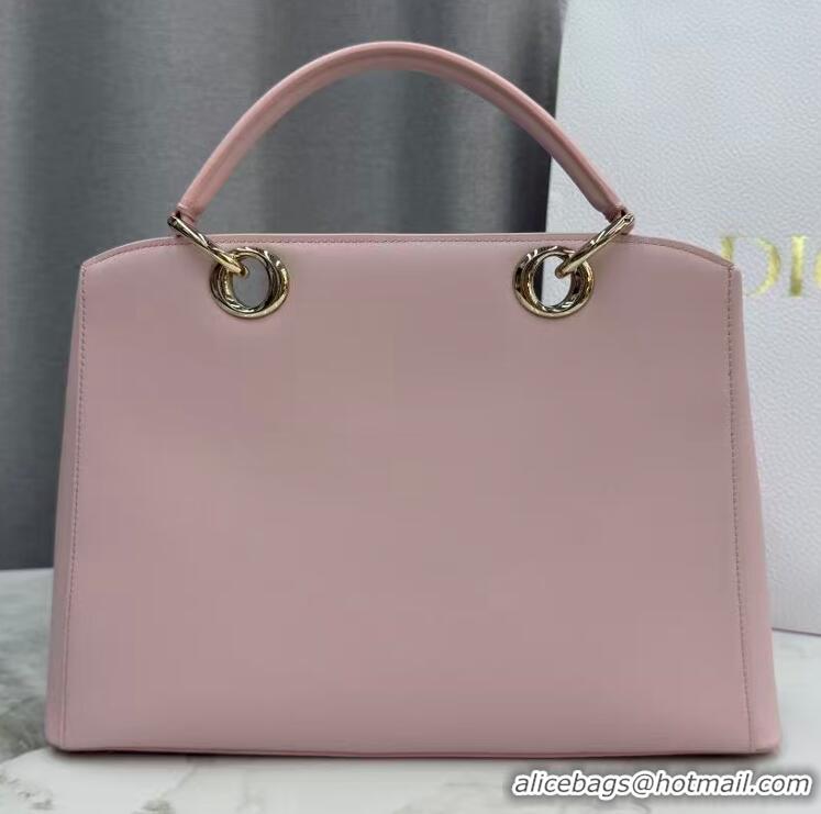 Top Grade Dior Small Dior Cigale Bag Black Shiny Supple Calfskin M0373
