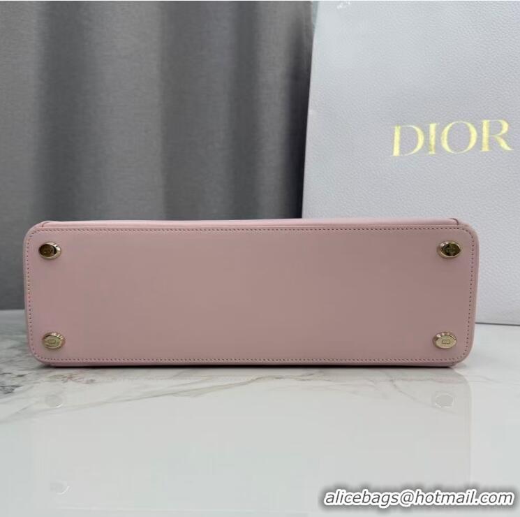 Top Grade Dior Small Dior Cigale Bag Black Shiny Supple Calfskin M0373